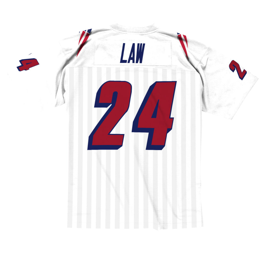 Brand New NE Patriots Ty Law popular Mitchell & Ness 1995 Legacy Jersey, Men's XL(48)