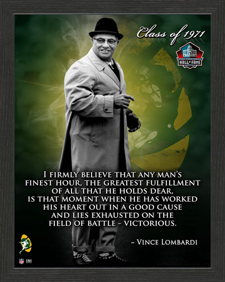 Vince Lombardi Believe Inspiration Frame