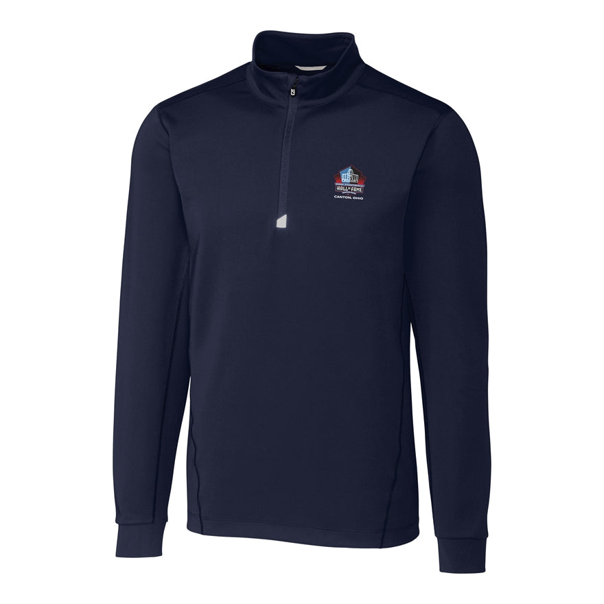 Hall of Fame Cutter & Buck Traverse 1/2 Zip Pullover - Navy