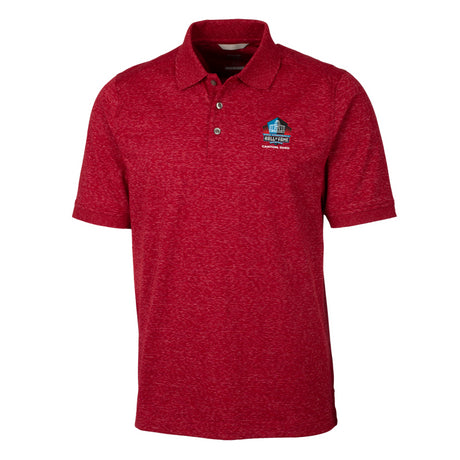 Hall of Fame Cutter & Buck Advantage Space Dye Polo - Cardinal Red