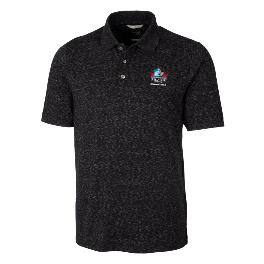 Hall of Fame Cutter & Buck Advantage Space Dye Polo - Black