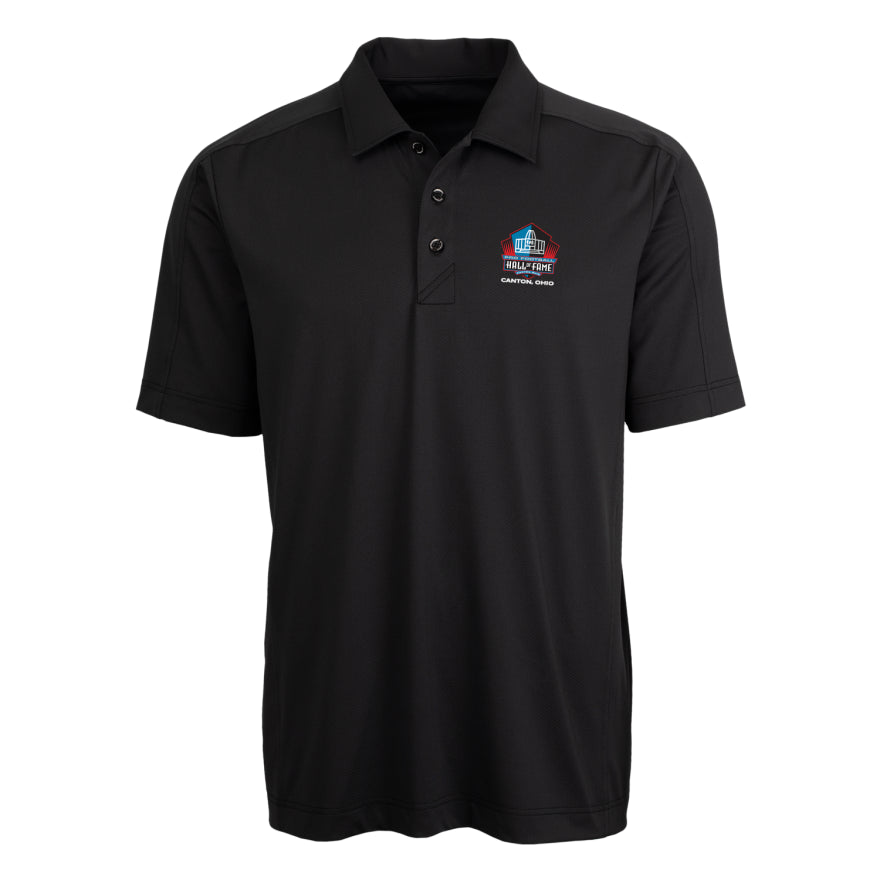 Hall Of Fame Cutter Buck Prospect Textured Stretch Polo Black Pro hall-of-fame-cutter-buck-prospect-textured-stretch-polo-black-pro
