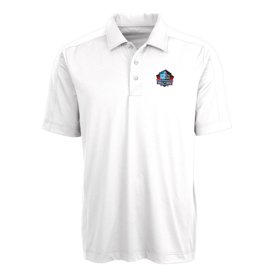 Hall of Fame Cutter & Buck Prospect Textured Stretch Polo - White