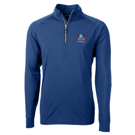 Hall of Fame Cutter & Buck Adapt 1/2 Zip Pullover - Tour Blue