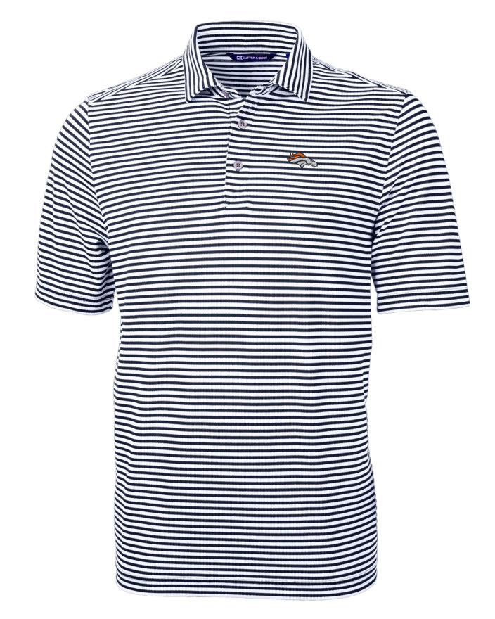 Broncos Virtue Eco Pique Stripe Recycled Polo