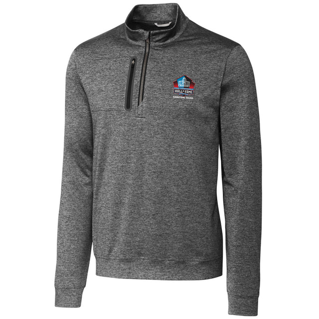 Hall of Fame Cutter & Buck Stealth 1/2 Zip Pullover - Gray