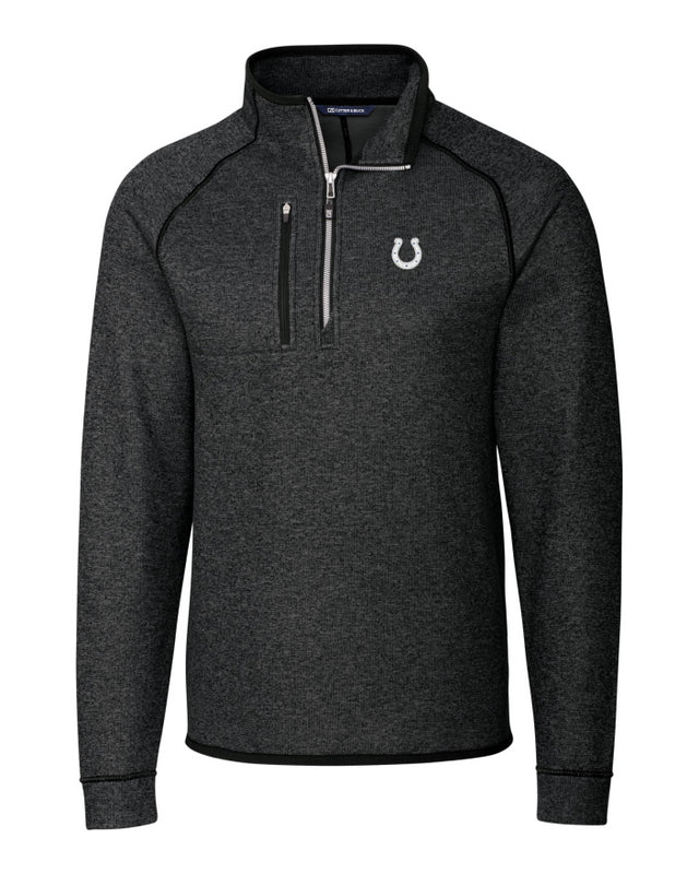 Colts Mainsail Sweater Knit Half Zip Jacket