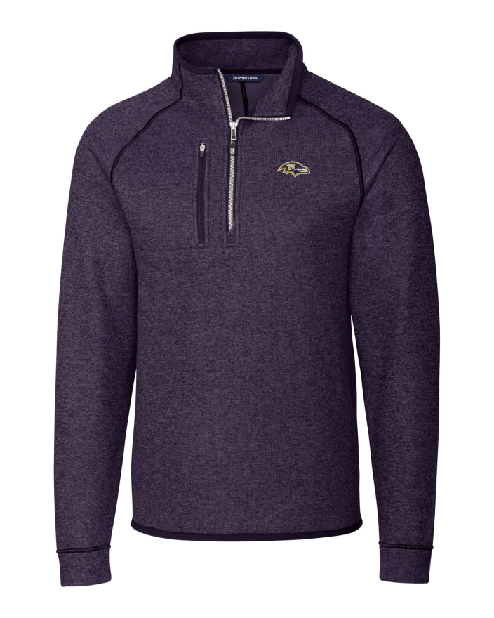 Ravens Mainsail Sweater Knit Half Zip Jacket