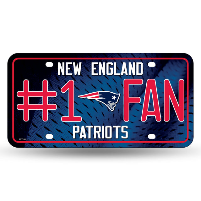 Patriots License Plate