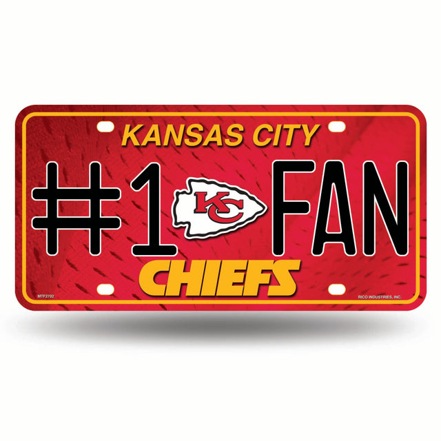 Chiefs License Plate