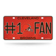 Browns License Plate