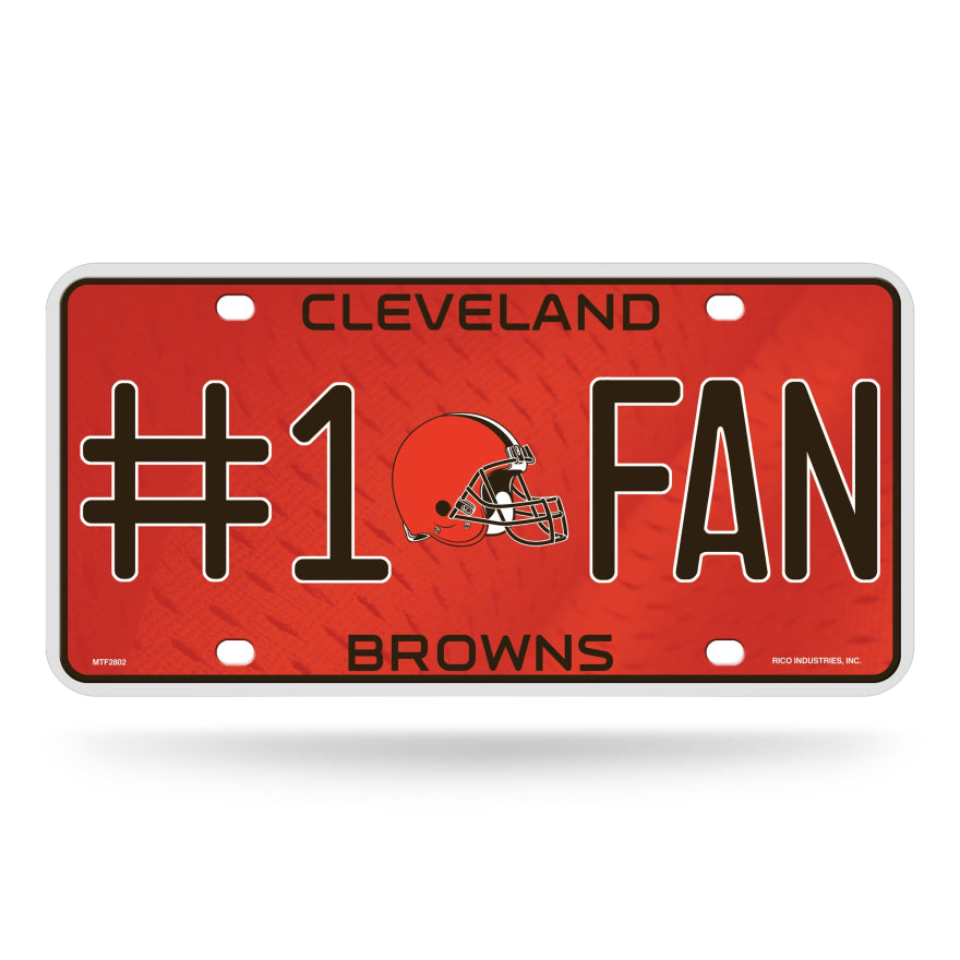 Browns License Plate