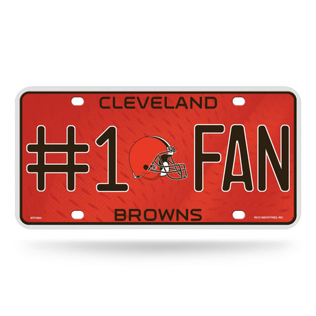 Browns License Plate