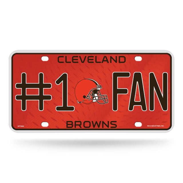 Browns License Plate