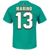 Dan Marino Miami Dolphins Hall of Fame Name and Number T-Shirt