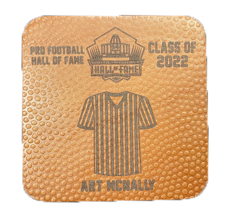 Art McNally Leather Player Coaster