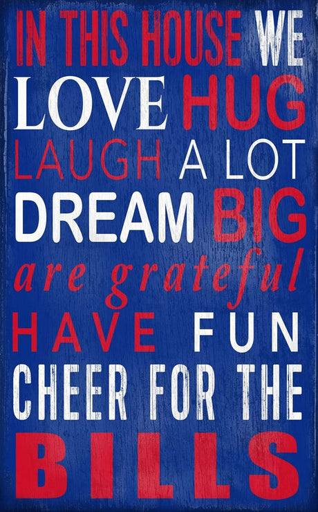 Bills In This House Sign