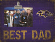 Ravens Best Dad Clip Frame