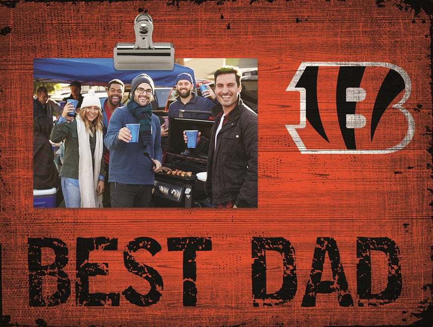Bengals Best Dad Clip Frame