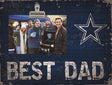 Cowboys Best Dad Clip Frame