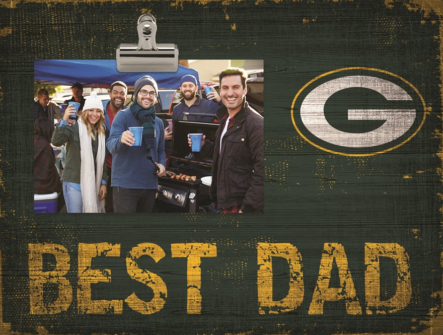 Packers Best Dad Clip Frame