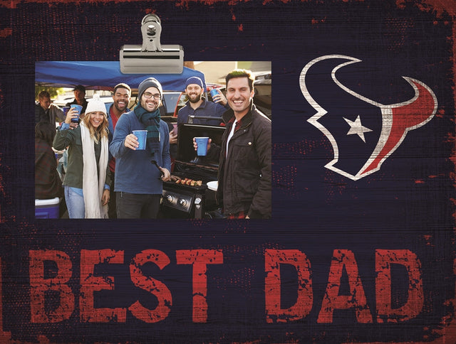 Texans Best Dad Clip Frame
