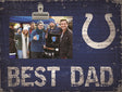 Colts Best Dad Clip Frame