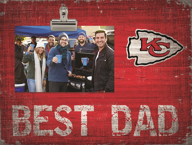 Chiefs Best Dad Clip Frame