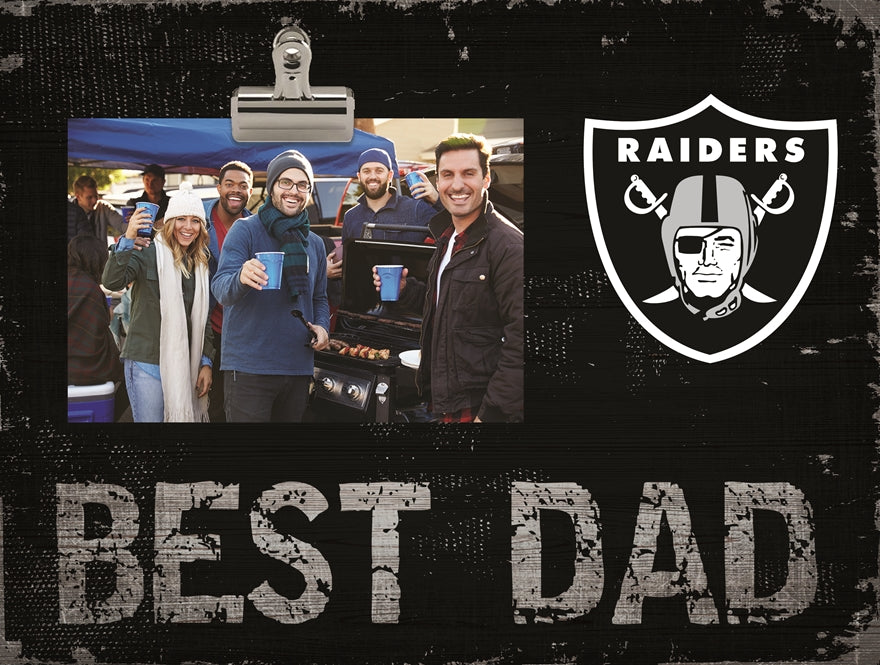 Raiders Best Dad Clip Frame