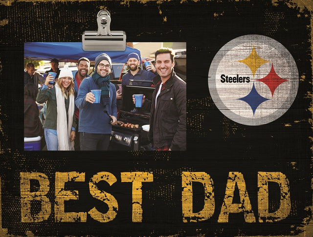 Steelers Best Dad Clip Frame