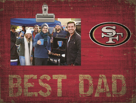 49ers Best Dad Clip Frame