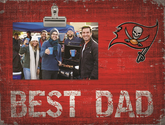 Buccaneers Best Dad Clip Frame