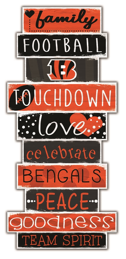 Bengals Celebrations Stack 24" Sign