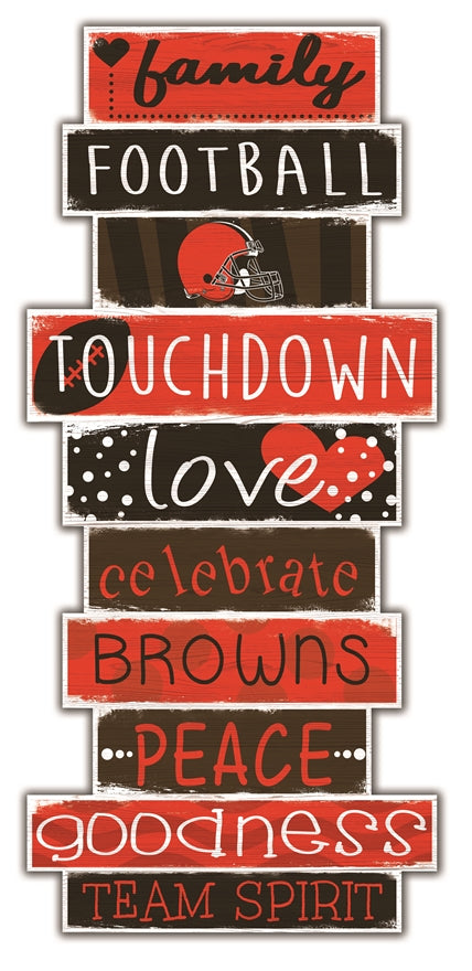 Browns Celebrations Stack 24" Sign