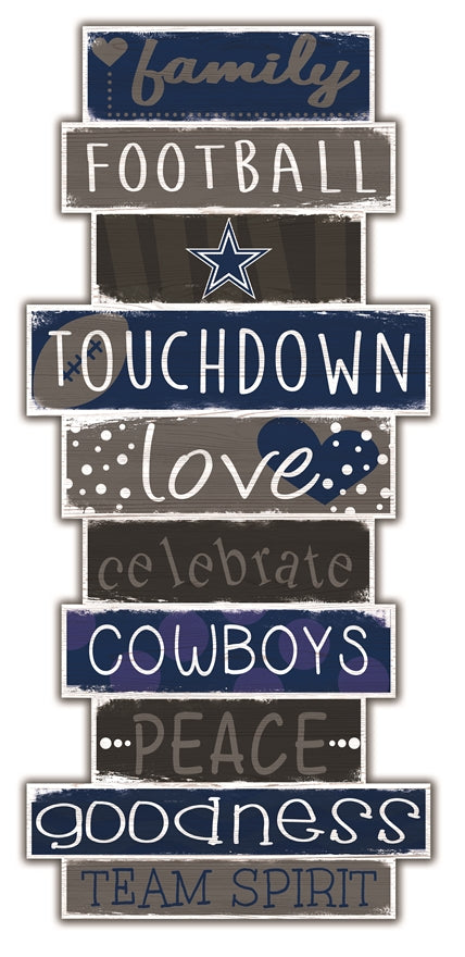 Cowboys Celebrations Stack 24" Sign