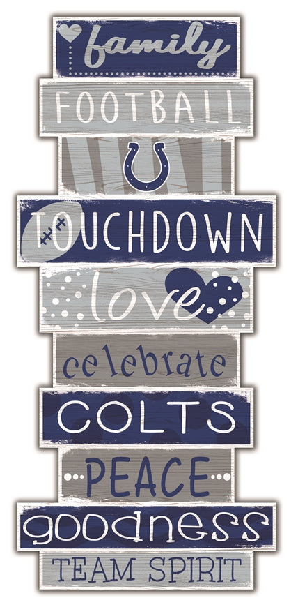 Colts Celebrations Stack 24" Sign