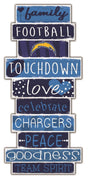 Chargers Celebrations Stack 24" Sign