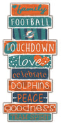Dolphins Celebrations Stack 24" Sign