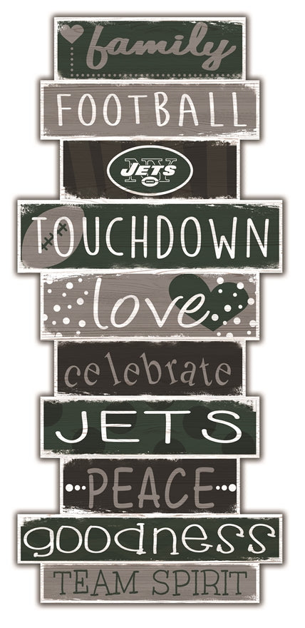 Jets Celebrations Stack 24" Sign