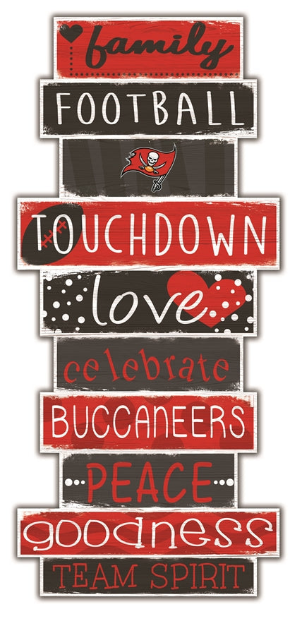 Buccaneers Celebrations Stack 24" Sign