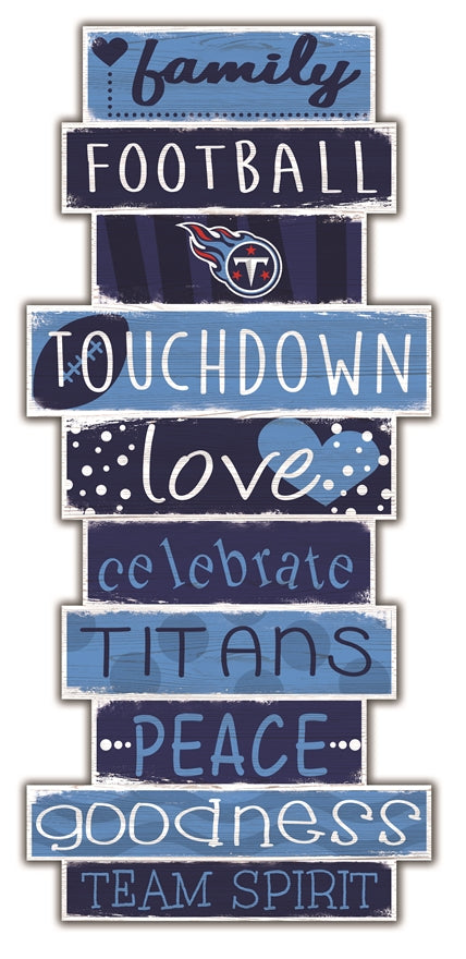 Titans Celebrations Stack 24" Sign