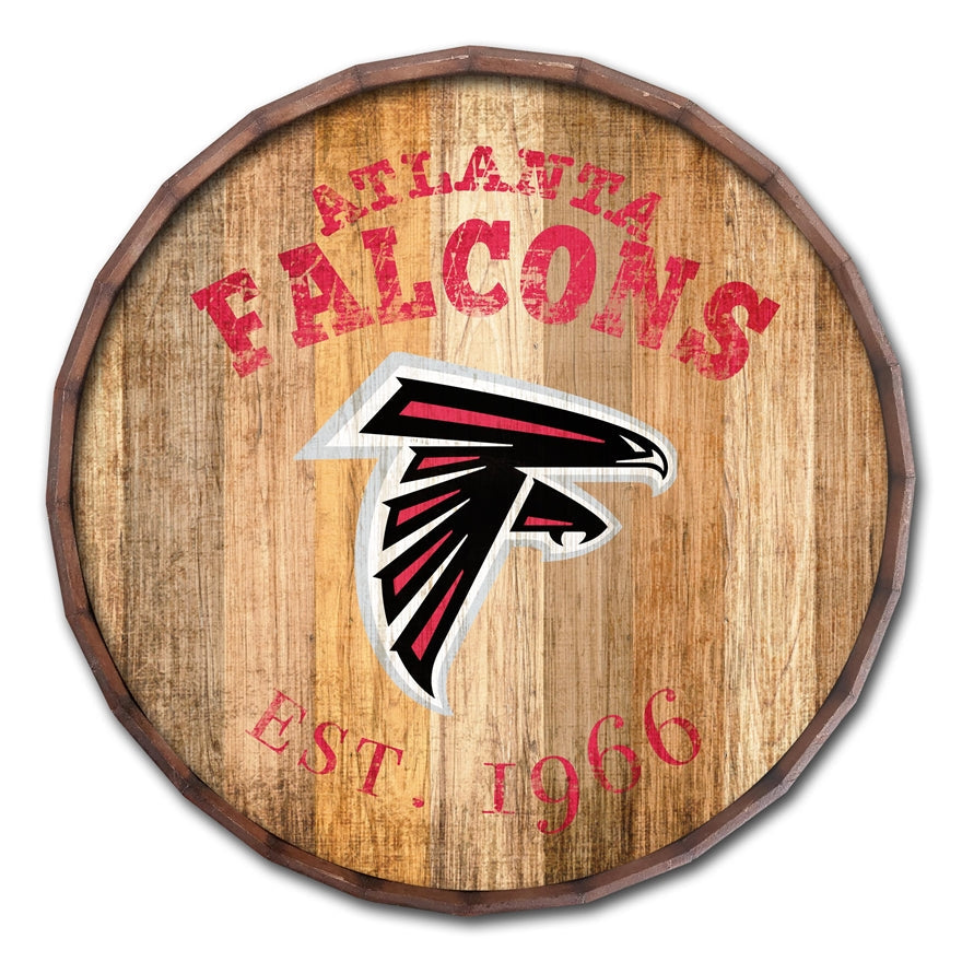 Falcons 24'' Established Date Barrel Top