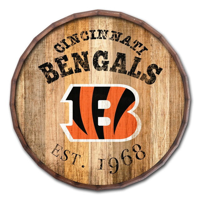 Bengals 24'' Established Date Barrel Top