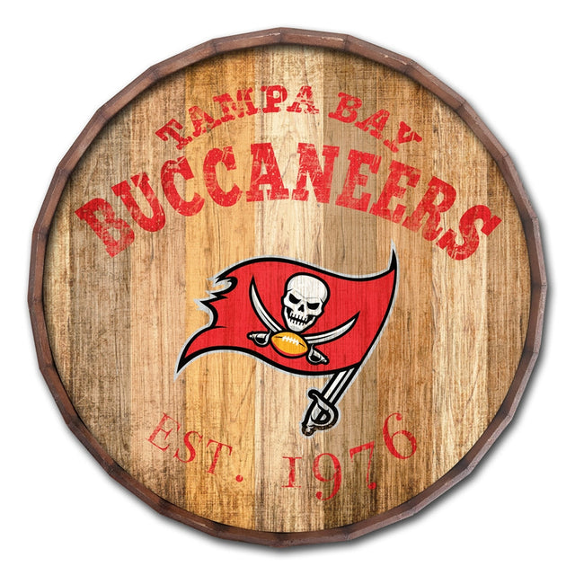 Buccaneers 24'' Established Date Barrel Top