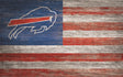 Bills 11'' x 19'' Distressed Flag Sign