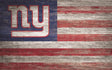 Giants 11'' x 19'' Distressed Flag Sign
