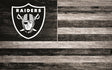 Raiders 11'' x 19'' Distressed Flag Sign