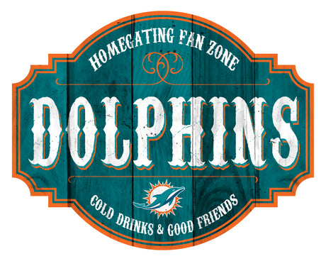 Dolphins 24" Homegating Tavern Sign