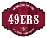 49ers 24" Homegating Tavern Sign