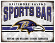 Ravens Team Sports Bar Sign